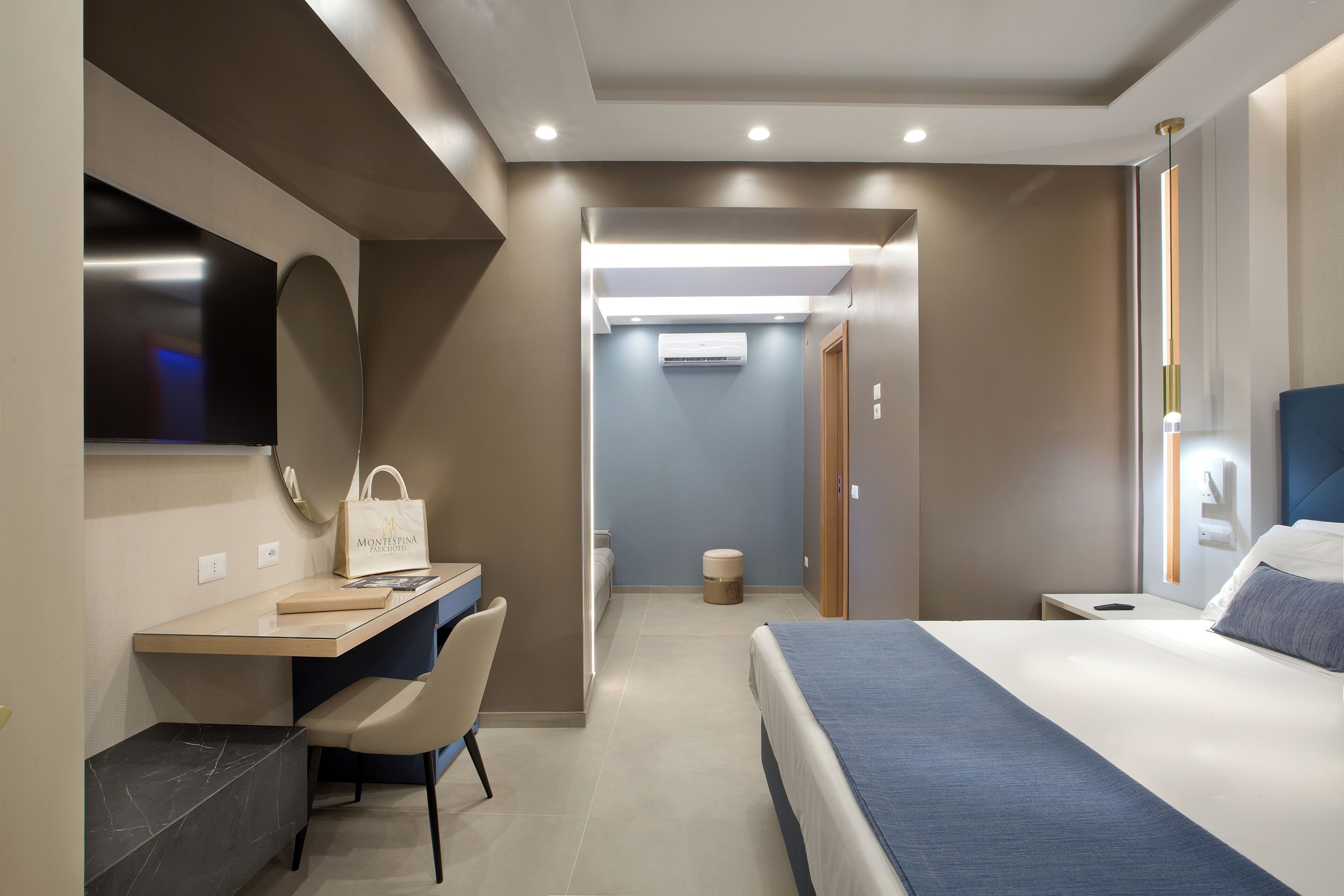 Literie de qualité supérieure, couette en duvet d'oie, minibar