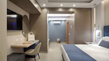 Deluxe-Doppel- oder -Zweibettzimmer (vasca idromassaggio all'aperto) | Hochwertige Bettwaren, Daunenbettdecken, Minibar, Zimmersafe