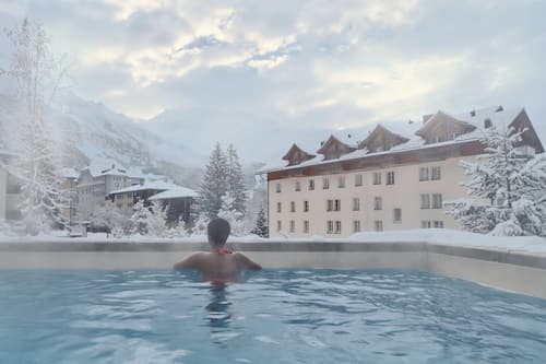 Indoor pool, outdoor pool, open 8:00 AM to 8:00 PM, pool umbrellas