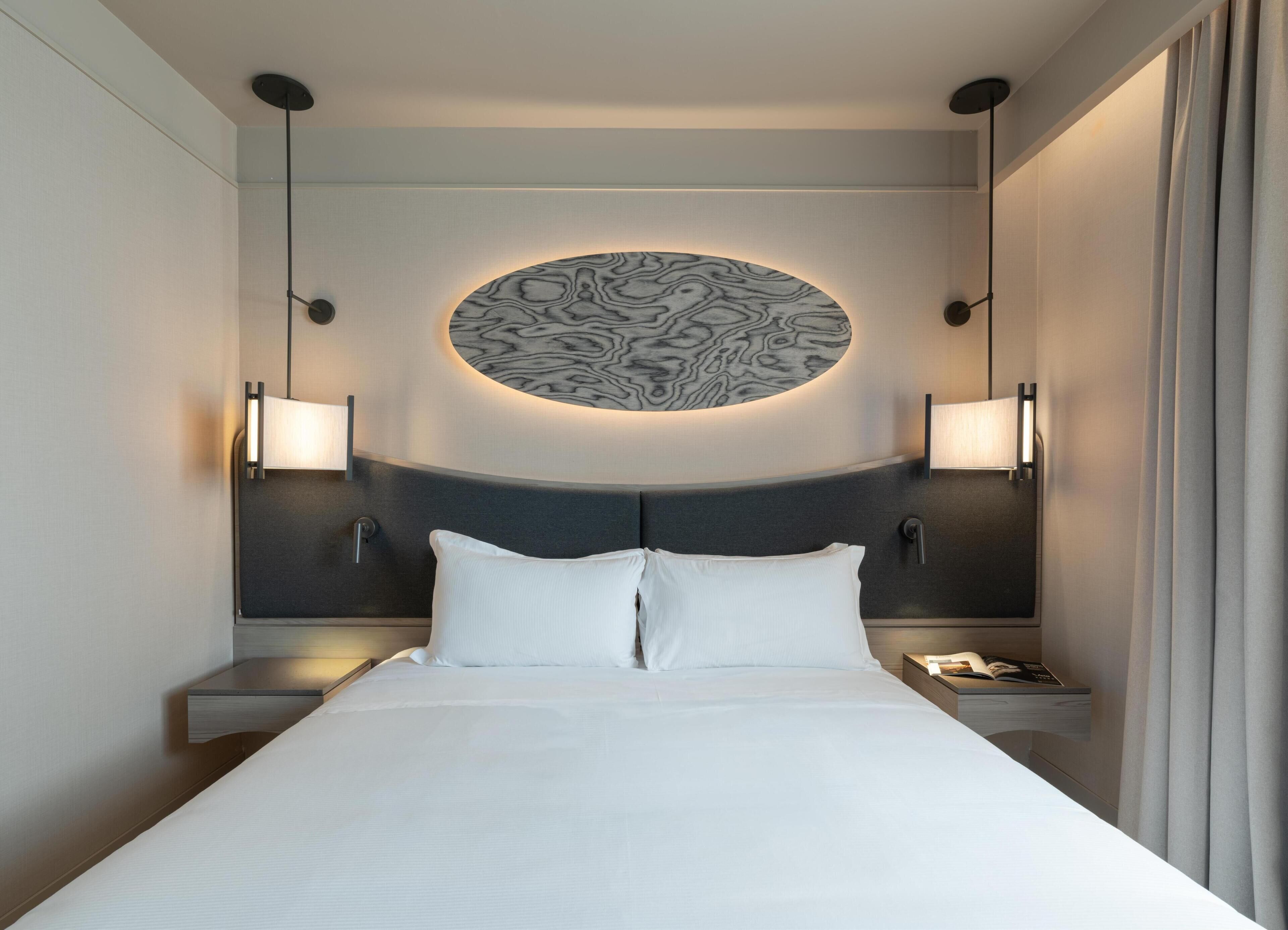 Minibar, in-room safe, desk, blackout curtains