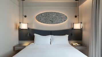 Minibar, in-room safe, desk, blackout curtains
