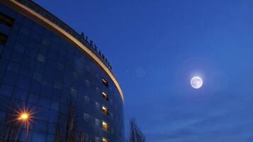 Front of property – evening/night