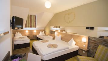 In-room safe, blackout drapes, soundproofing, free WiFi