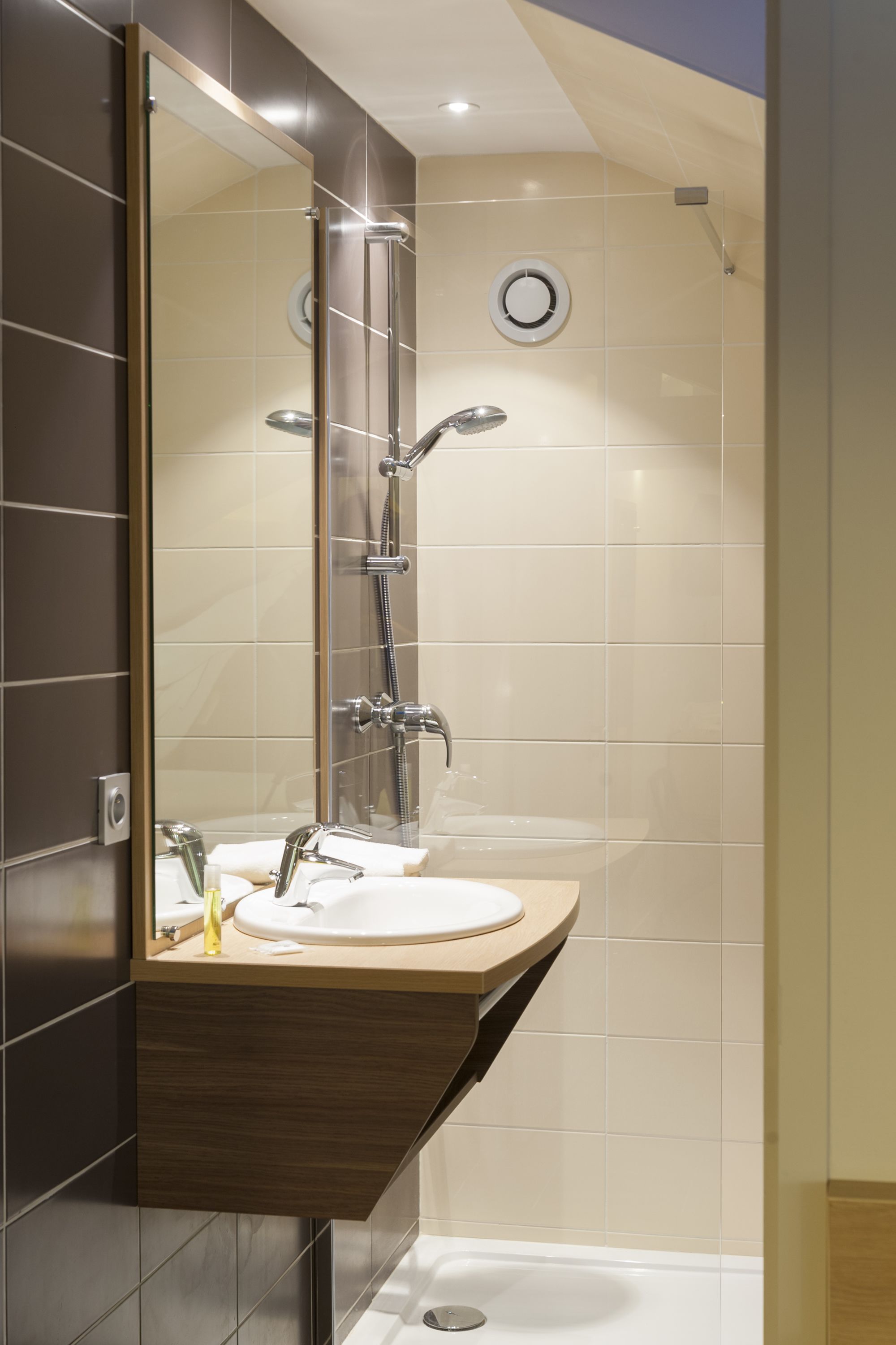 free toiletries, hair dryer, towels