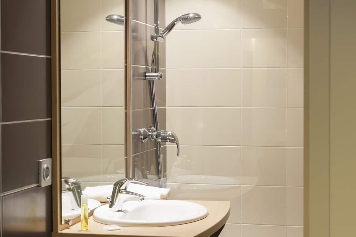 free toiletries, hair dryer, towels