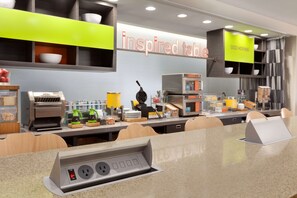 Free daily on-the-go breakfast