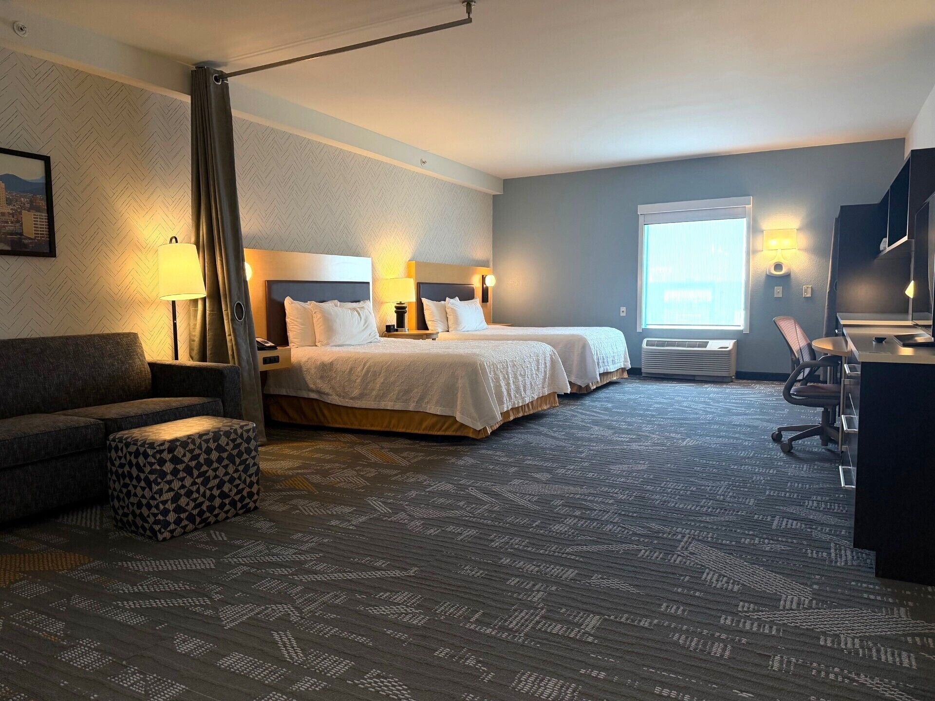 Studio, 2 Queen Beds, Accessible, Bathtub | In-room safe, desk, blackout curtains, free WiFi