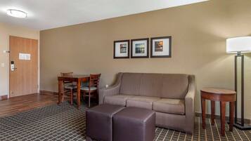 In-room safe, desk, laptop workspace, blackout curtains