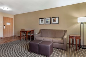 In-room safe, desk, laptop workspace, blackout drapes