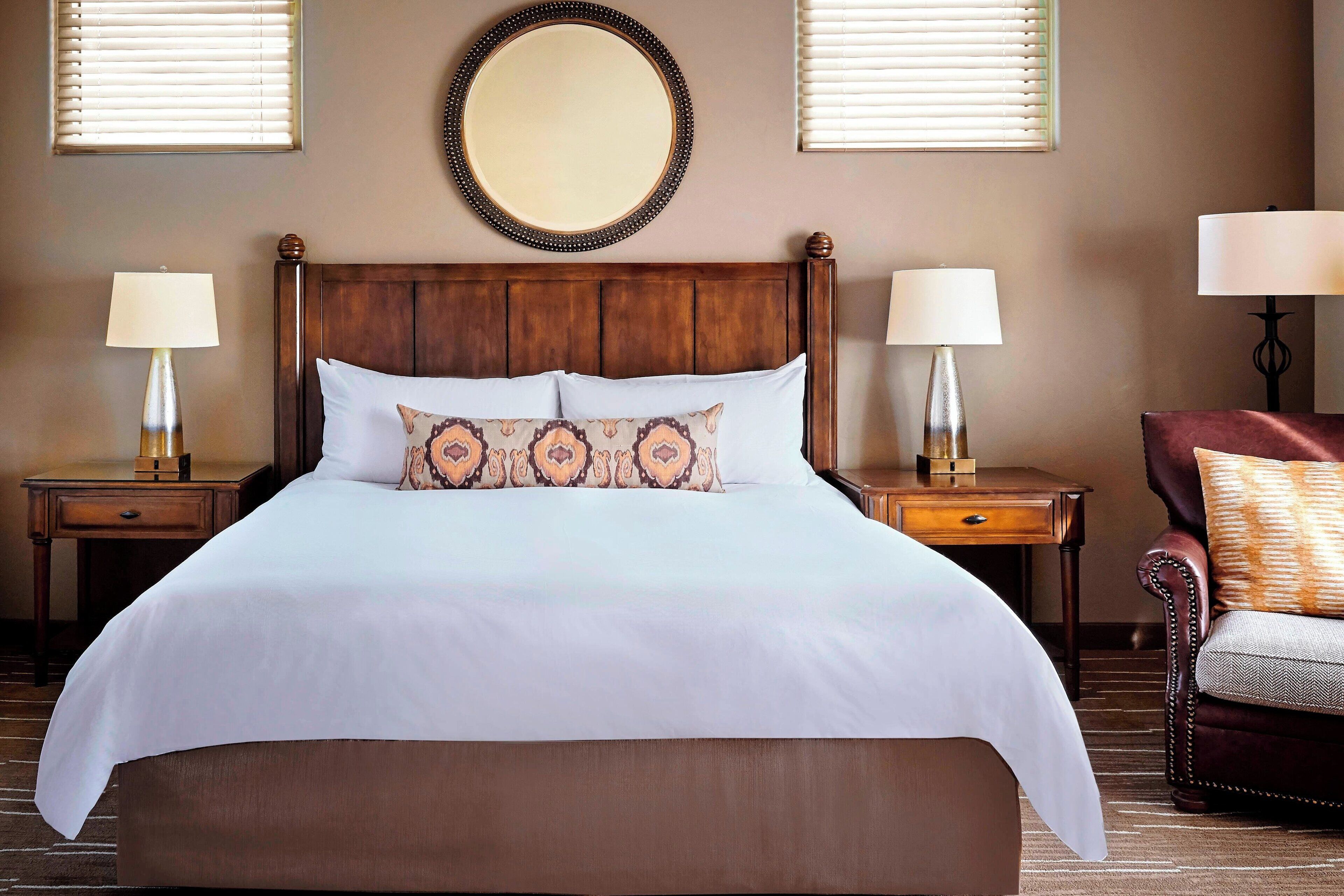 1 bedroom, premium bedding, down comforters, pillowtop beds