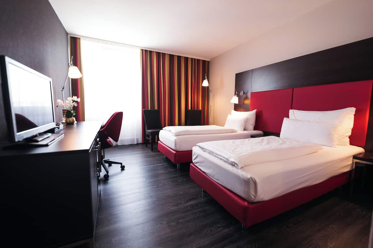 Ropa de cama de alta calidad y minibar