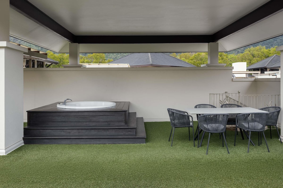 Apartamento, 2 habitaciones (Rooftop) | 2 dormitorios, ropa de cama hipoalergénica, caja fuerte