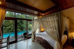 Three Bedroom Pool Villa with Valley View | Premium bedding, minibar, in-room safe, individually furnished - The Payogan Villa Resort & Spa Ubud (Ubud)