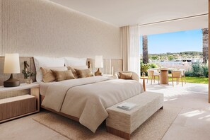 One Bedroom Residence Pr. Garden Marina Front | Hypo-allergenic bedding, minibar, in-room safe, desk - Sani Asterias (Kassandra)