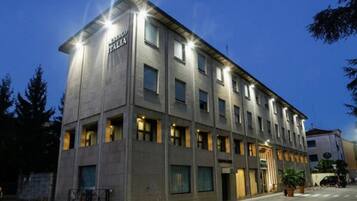 Front of property - evening/night