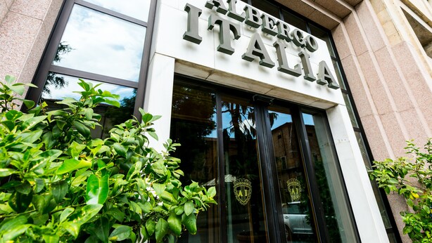 Property entrance - Albergo Italia (Novara)