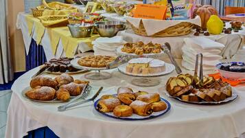 Daily buffet breakfast (EUR 12 per person)