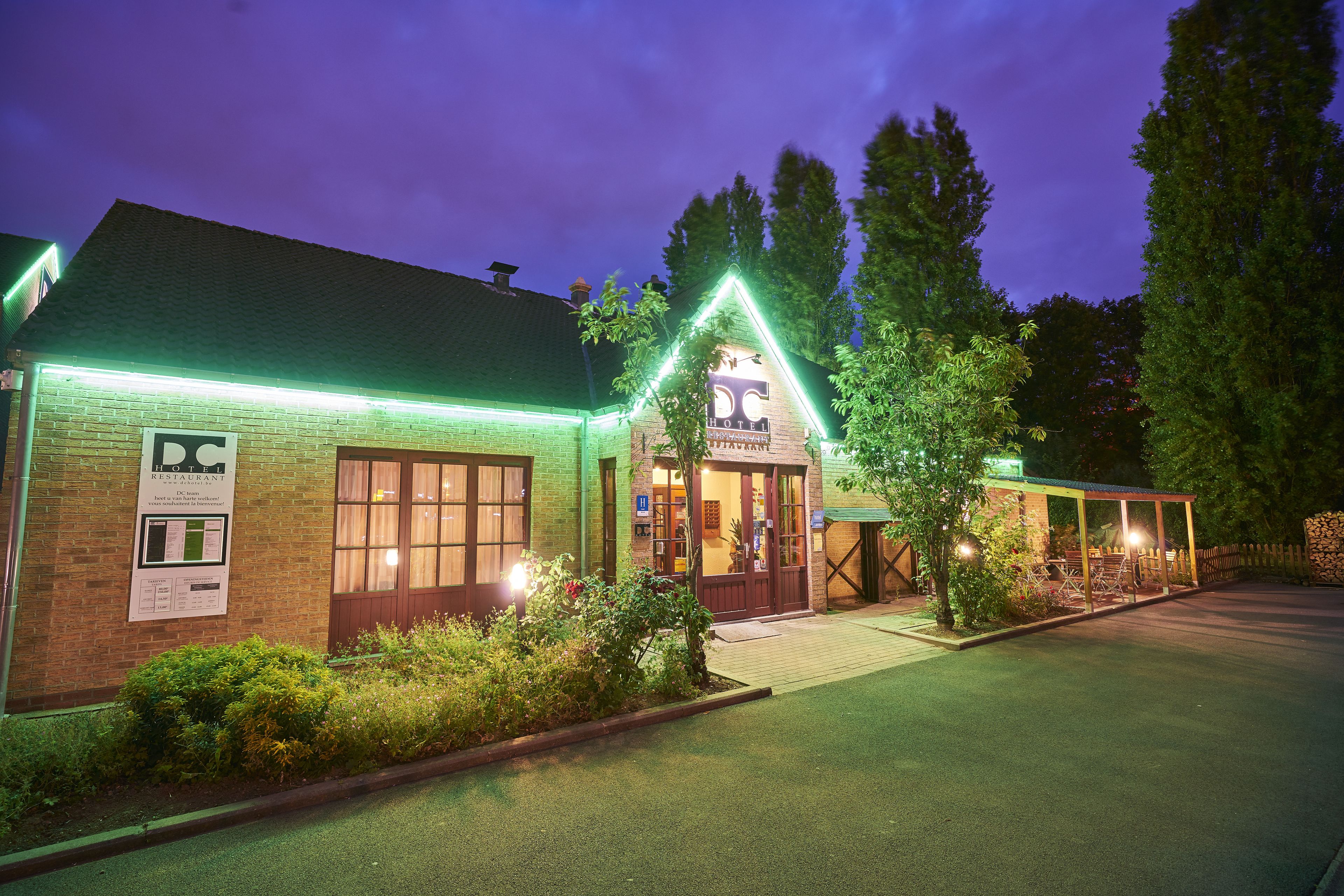 front of property – evening/night