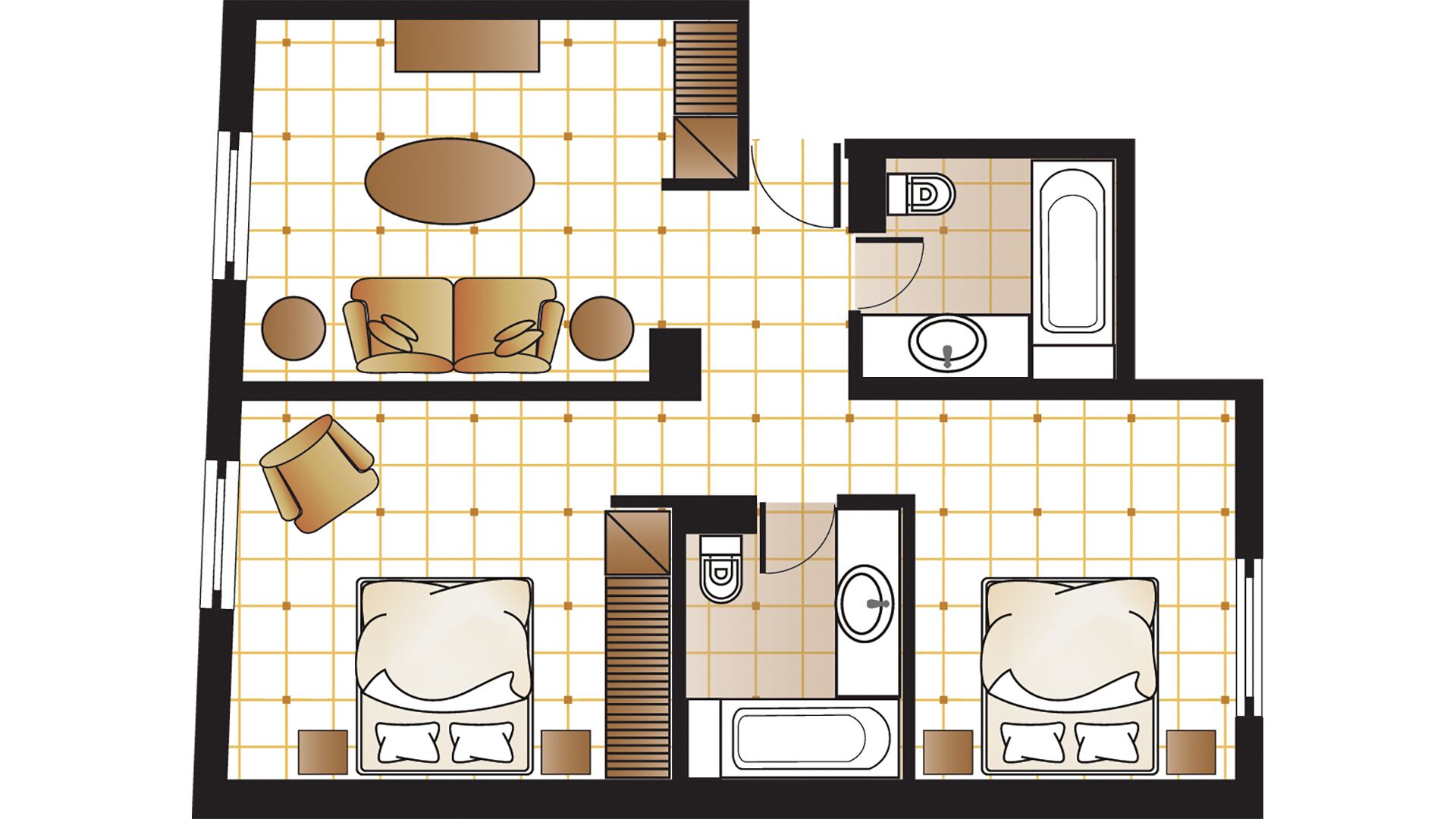 art chic suite octopussy | floor plan