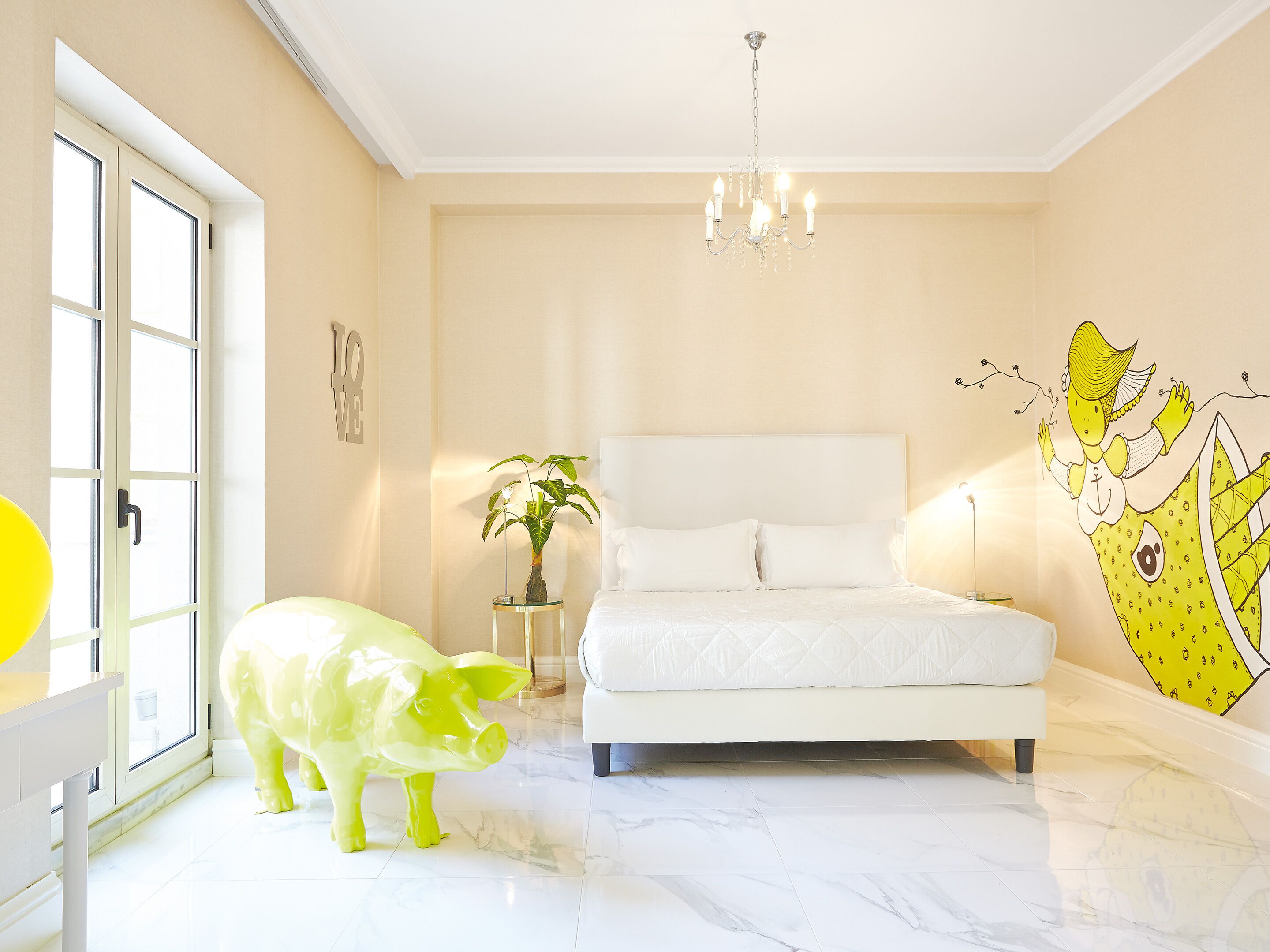 art chic suite | premium bedding, minibar, in-room safe, blackout curtains