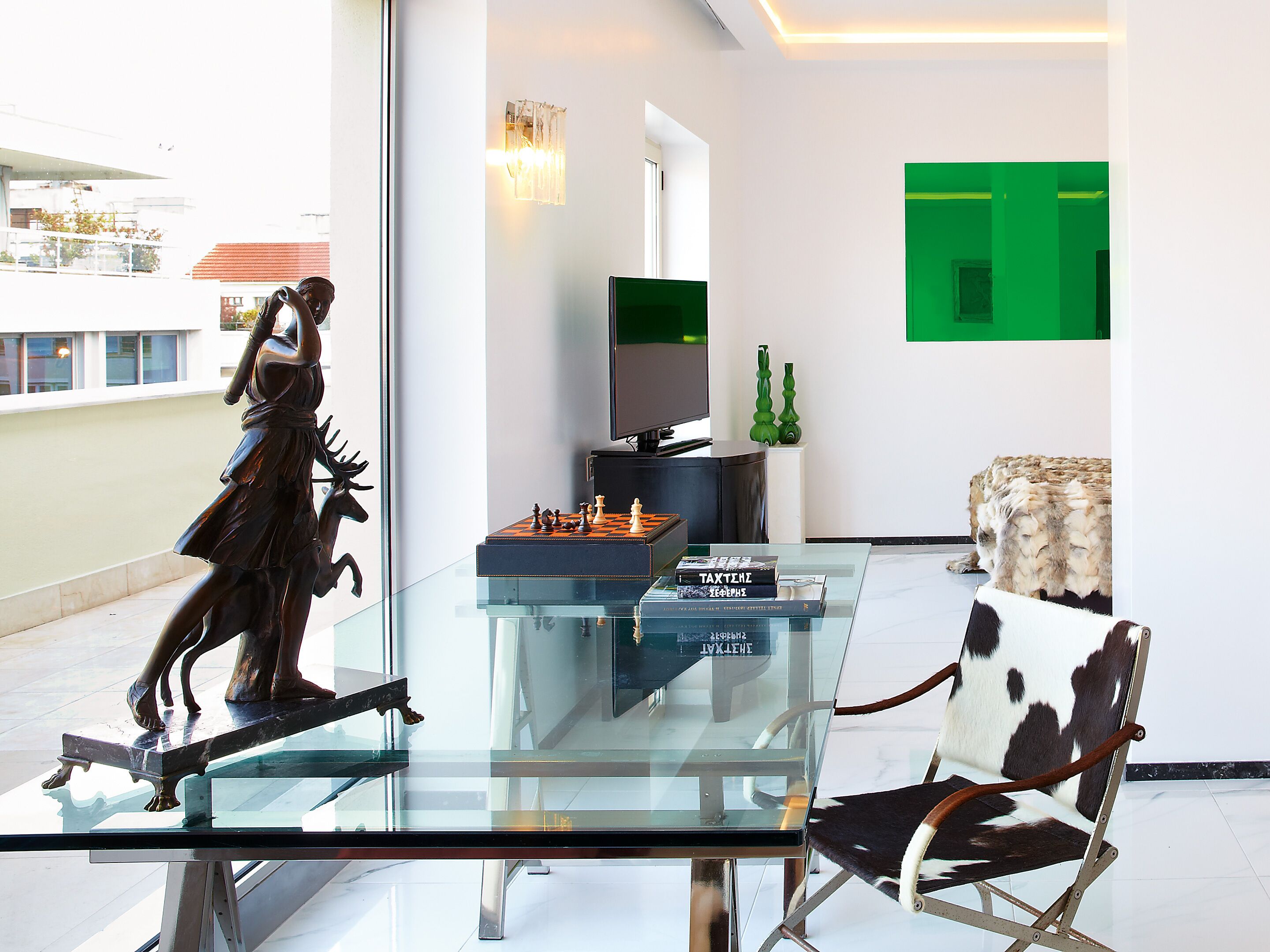 s loft suite, lycabettus hill view | city view