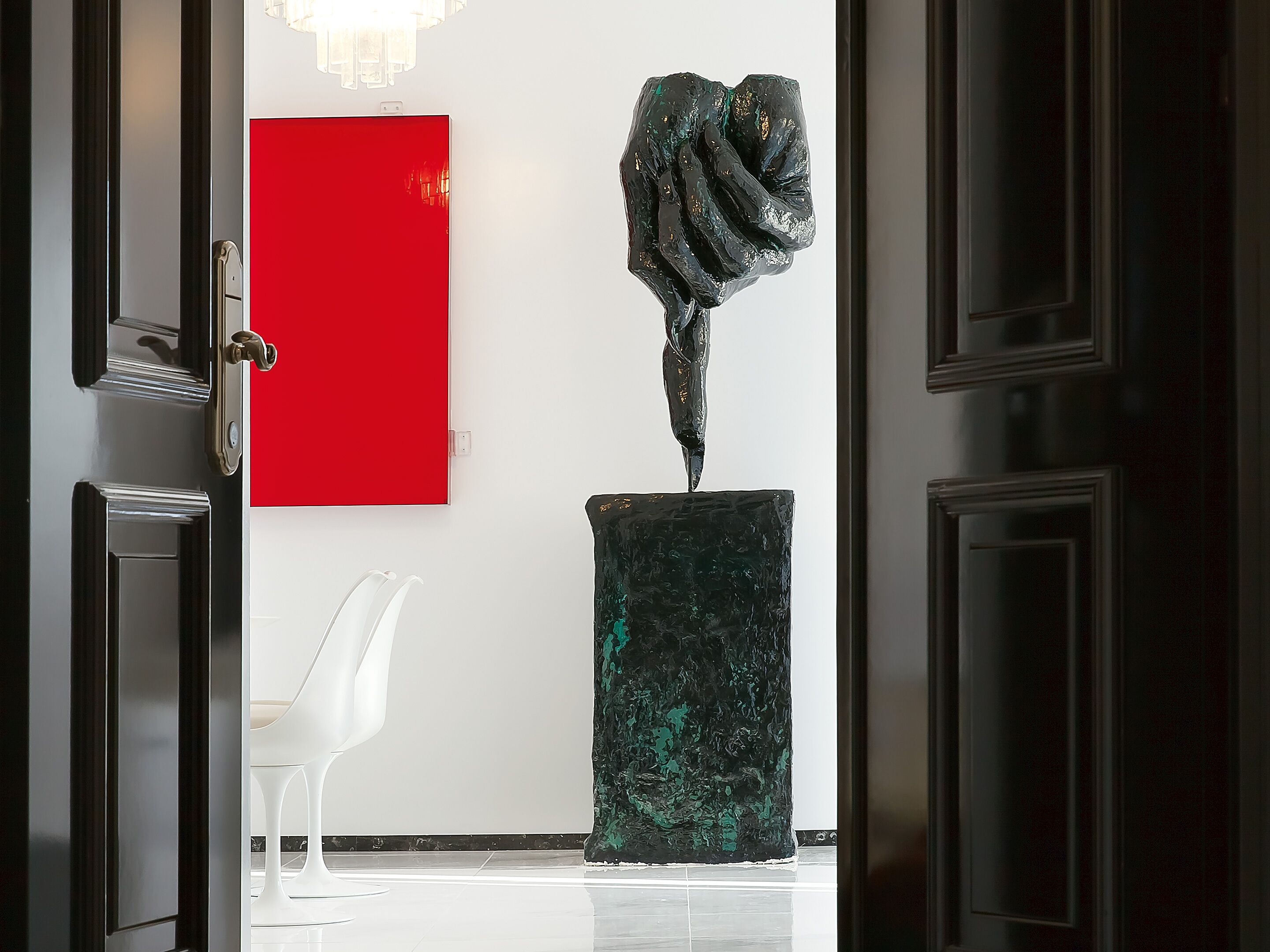 l loft suite, lycabettus hill view | premium bedding, minibar, in-room safe, blackout curtains