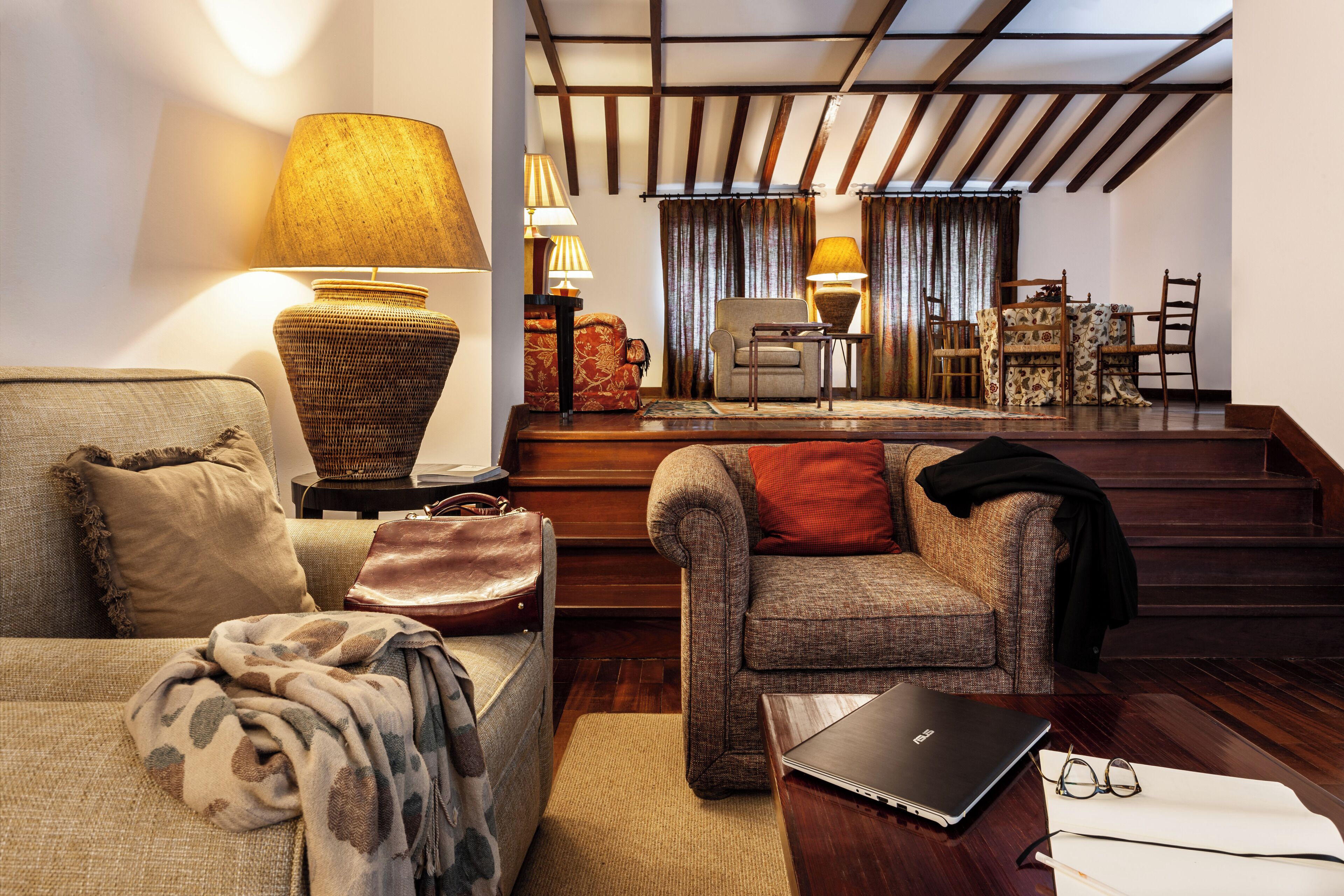 Sala de estar en el lobby