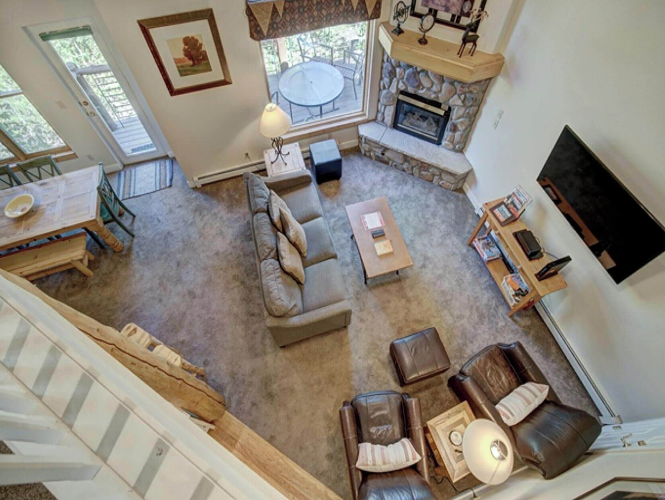 联排别墅, 3 间卧室 (Starfire, 2 Bath) | 起居区 | 电视