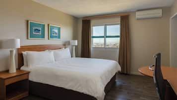 Minibar, safe på rommet, skrivebord og strykejern/-brett