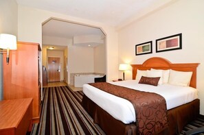 In-room safe, desk, iron/ironing board, free cribs/infant beds