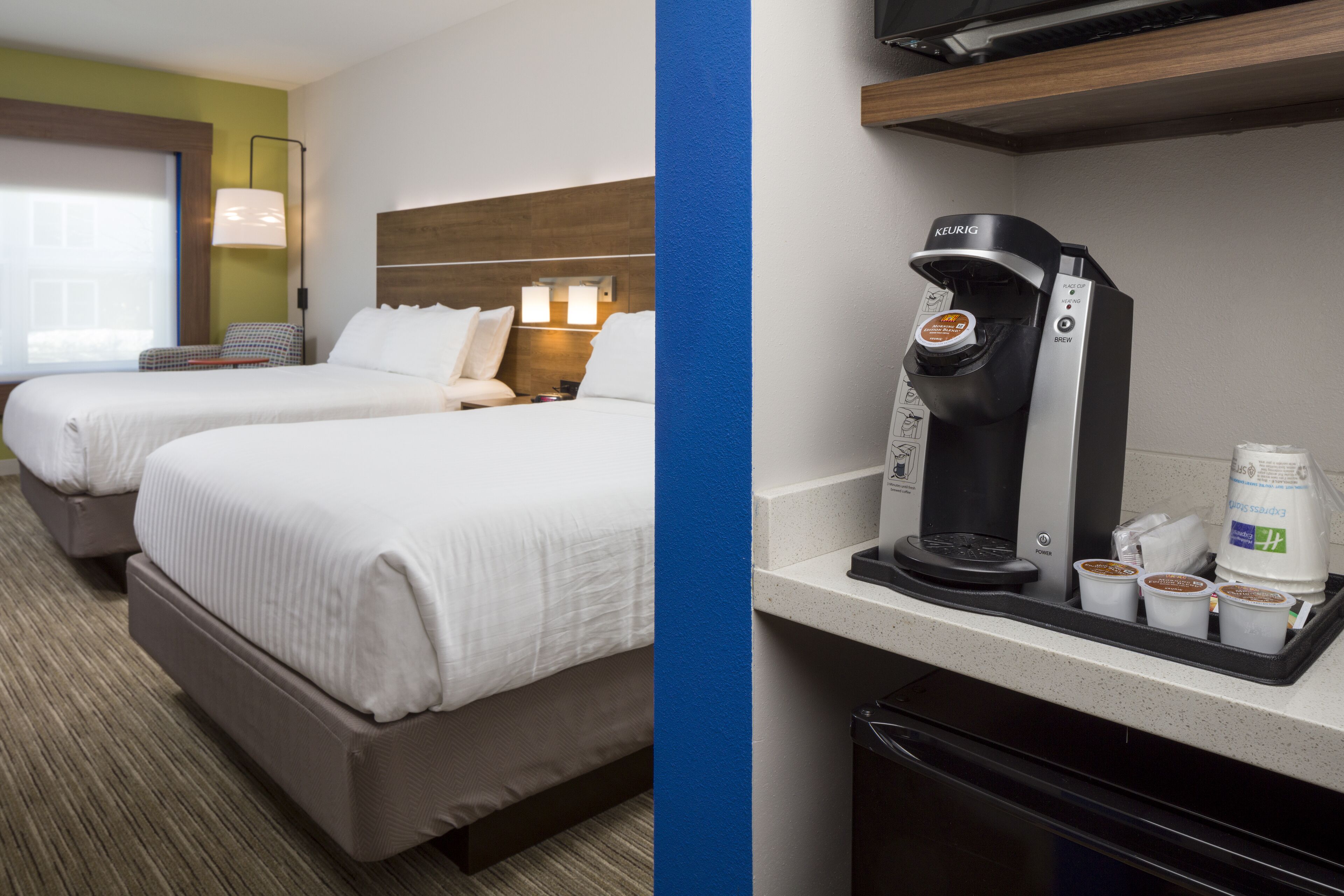 premium bedding, in-room safe, desk, blackout curtains