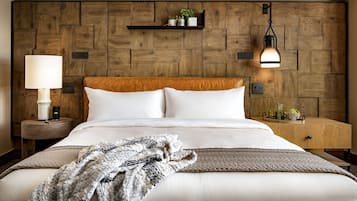 Premium bedding, down duvets, pillow-top beds, minibar