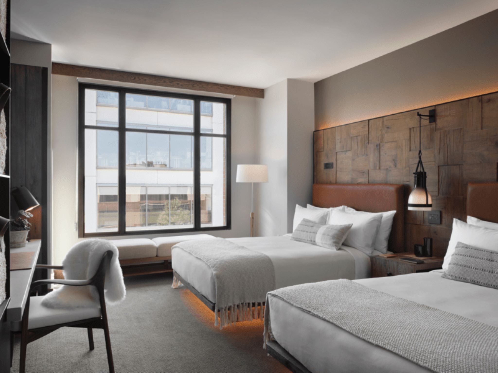 Premium bedding, down comforters, pillowtop beds, minibar