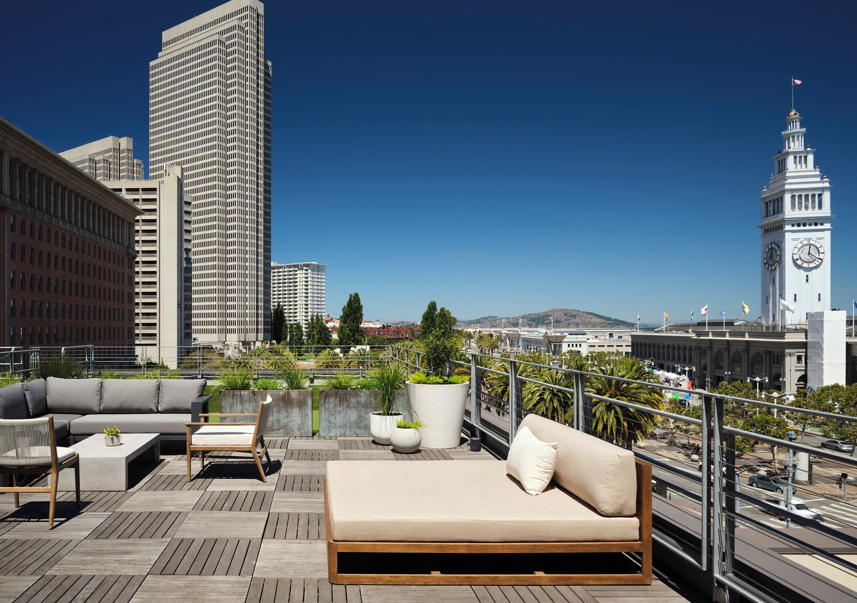 Rooftop terrace