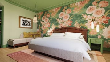 Quarto, 1 cama King | Roupas de cama de algodão egípcio, roupas de cama premium