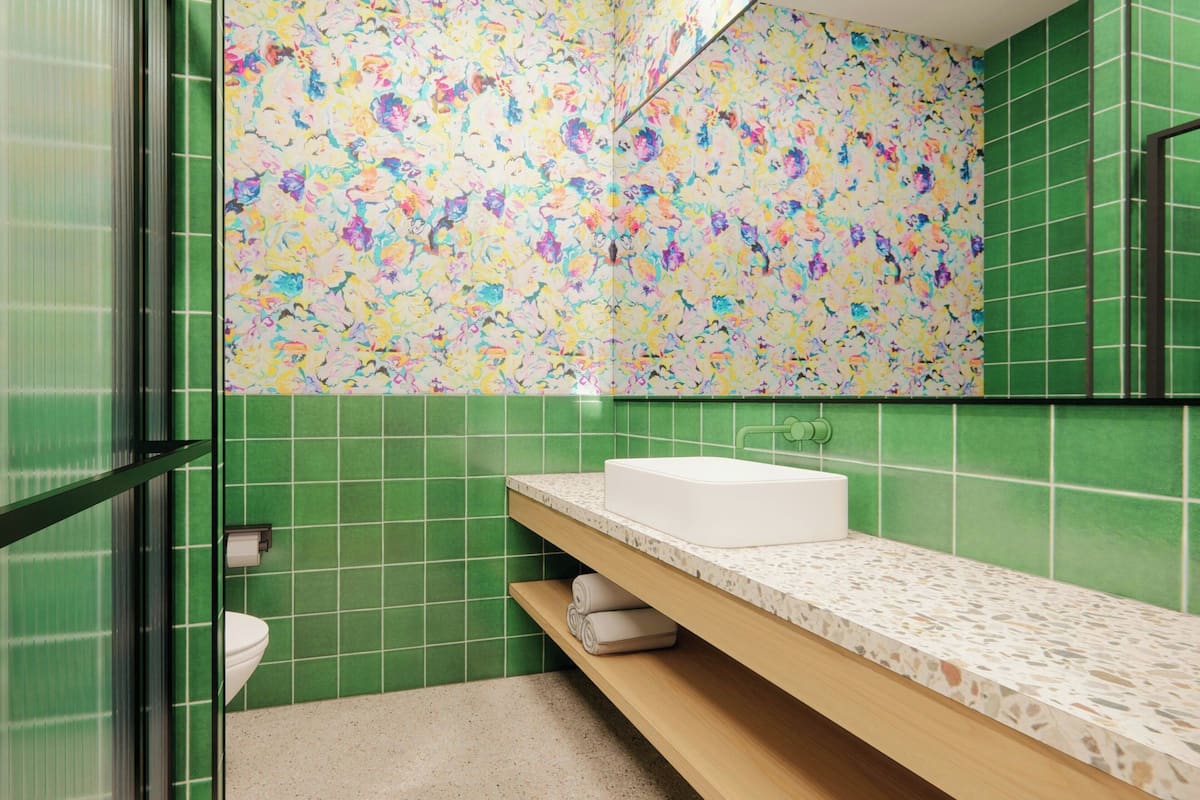 Loft, 1 trÚs grand lit | Salle de bain | Baignoire et douche séparées, baignoire à jets, sÚche-cheveux