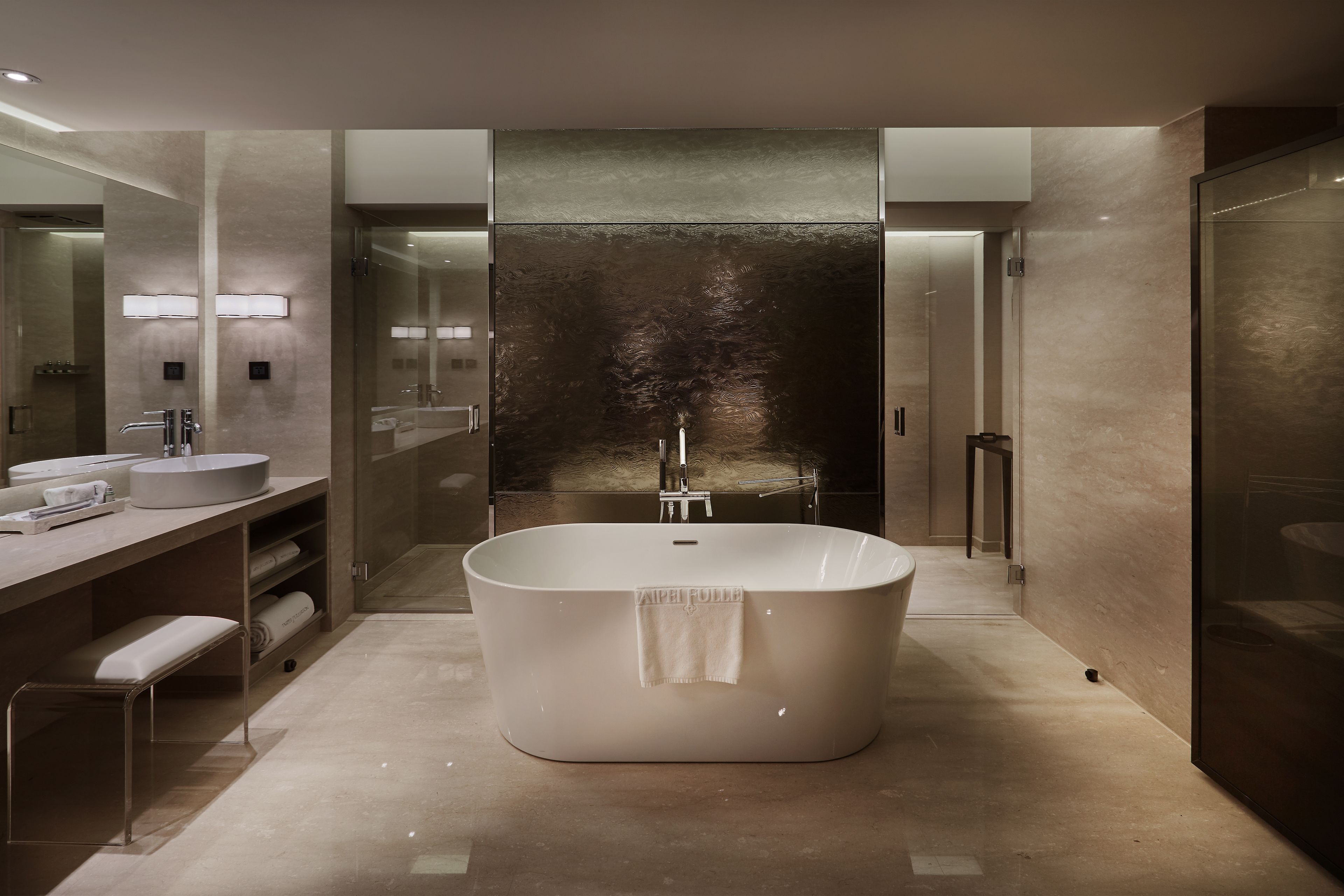 wonderful room (balcony) | bathroom | separate bathtub and shower, deep-soaking bathtub, free toiletries