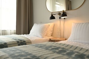 Standaard kamer, 1 twee- of 2 eenpersoonsbedden | Luxe beddengoed, donsdekens, gratis wifi, beddengoed