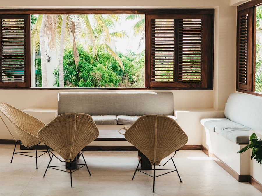 Zona de estar del vestíbulo