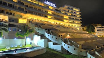 Front of property - evening/night