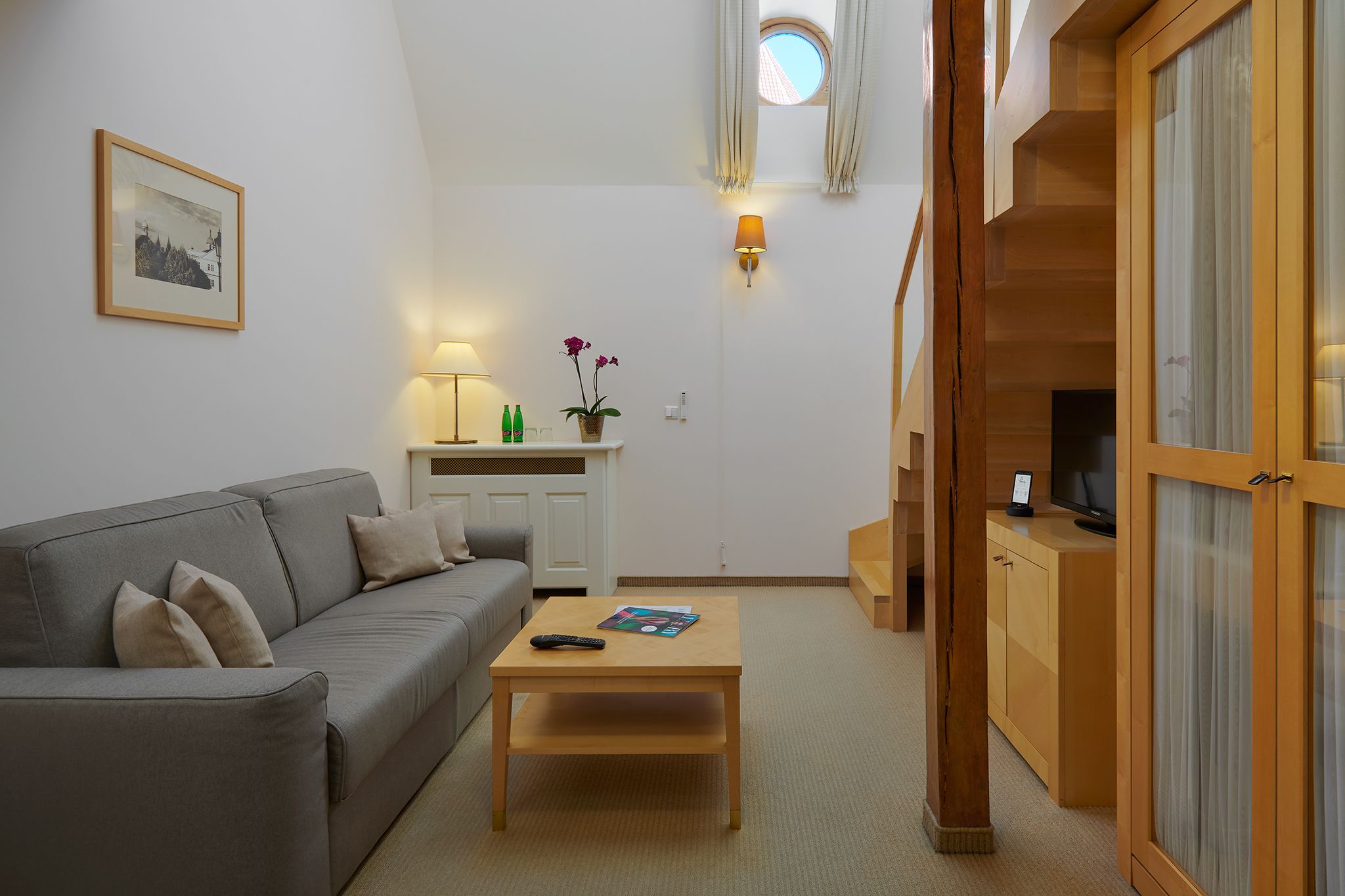 Attic Loft Deluxe Double Room | Hypo-allergenic bedding, Select Comfort beds, minibar, in-room safe