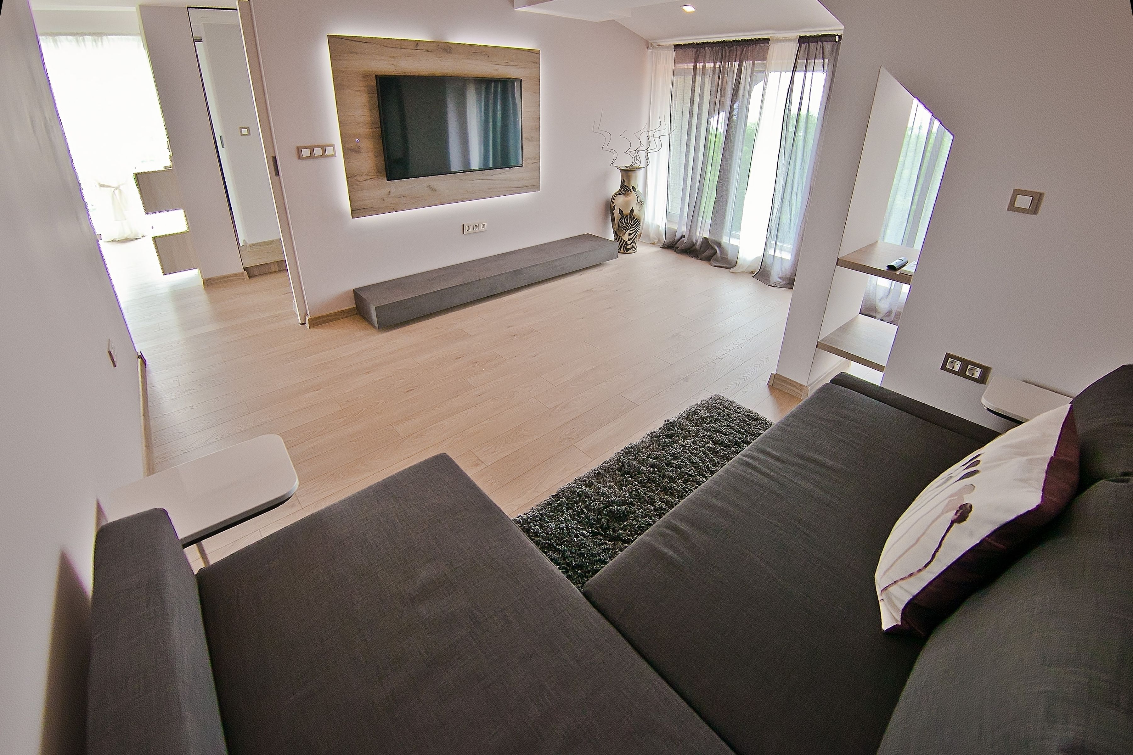 panoramic apartment, sea view | minibar, blackout curtains, iron/ironing board, free wifi