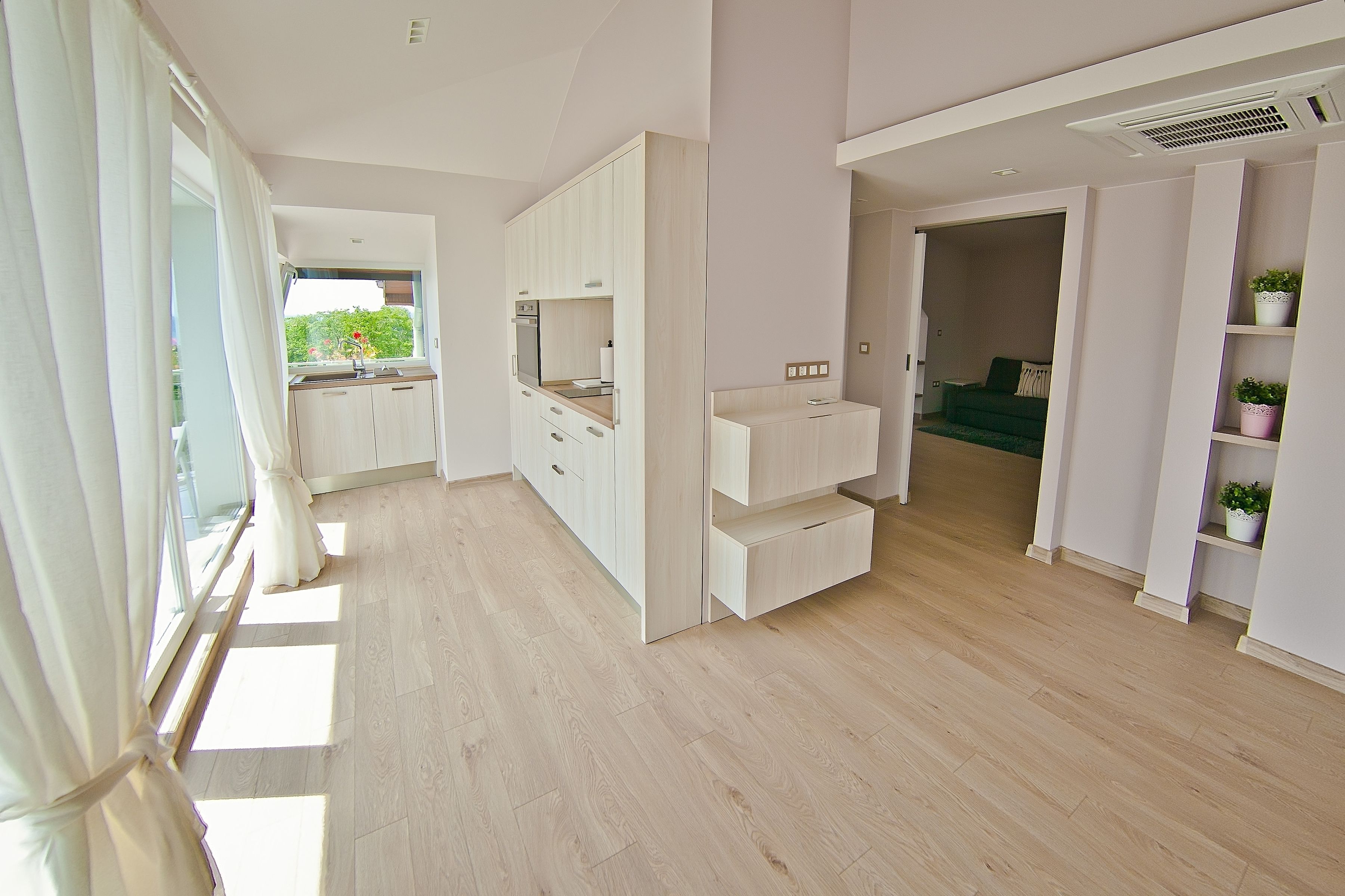 panoramic apartment, sea view | minibar, blackout curtains, iron/ironing board, free wifi