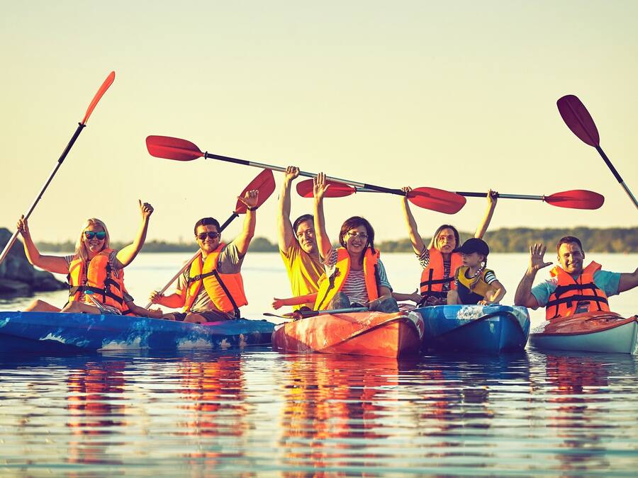 Chèo thuyền kayak