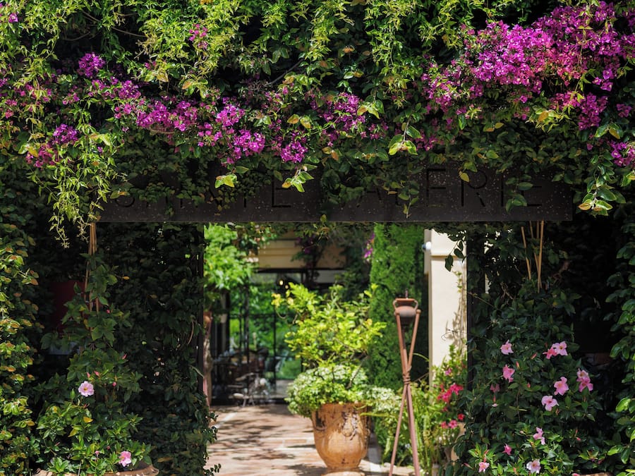 Overnatningsstedets facade