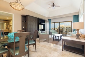 43-inch flat-screen TV with satellite channels, TV - The Royal Sands Resort & Spa All Inclusive (Cancun)