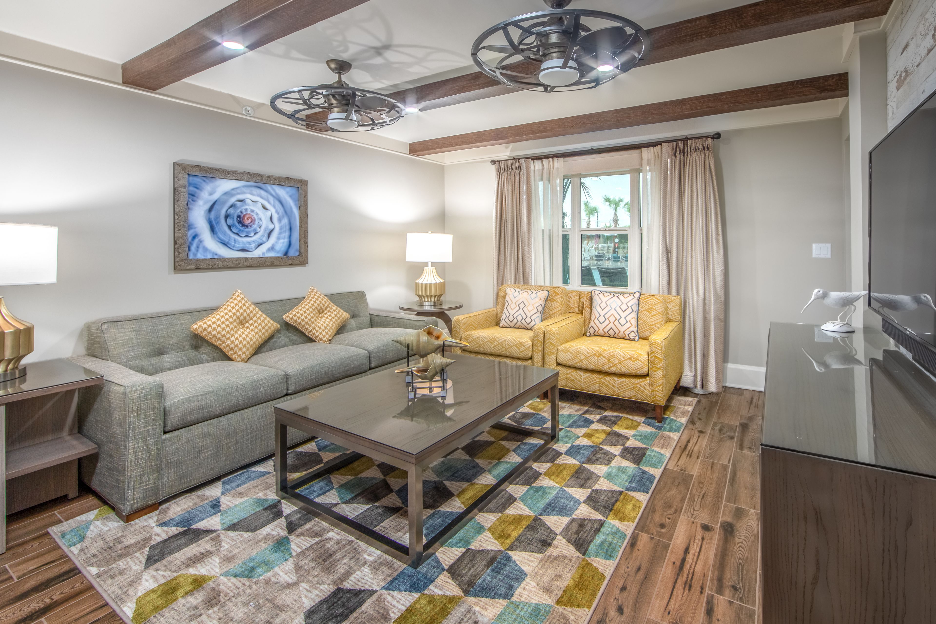 signature room, 2 bedrooms | living area | 30-inch tv with cable channels