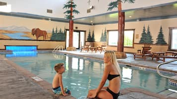 Indoor pool, outdoor pool