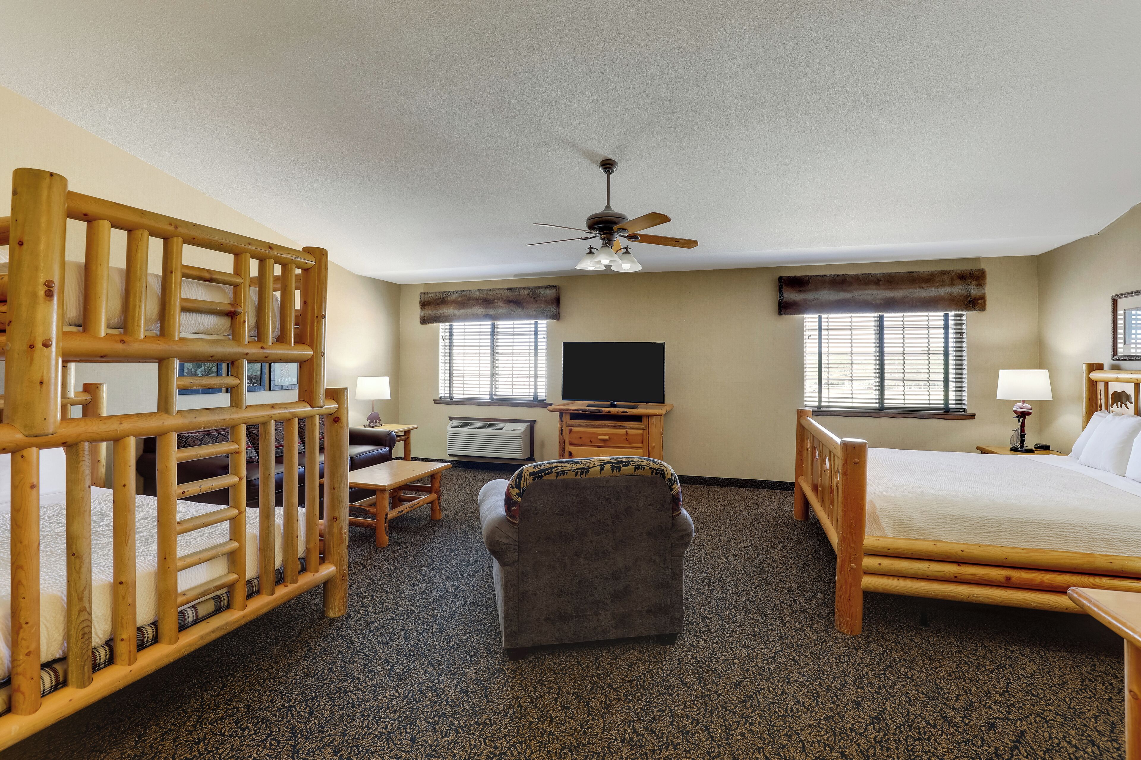 family suite | premium bedding, pillow-top beds, desk, iron/ironing board