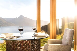 Luxury Double Villa, 1 Bedroom, Jetted Tub, Lake View | Egyptian cotton sheets, down comforters, minibar, in-room safe